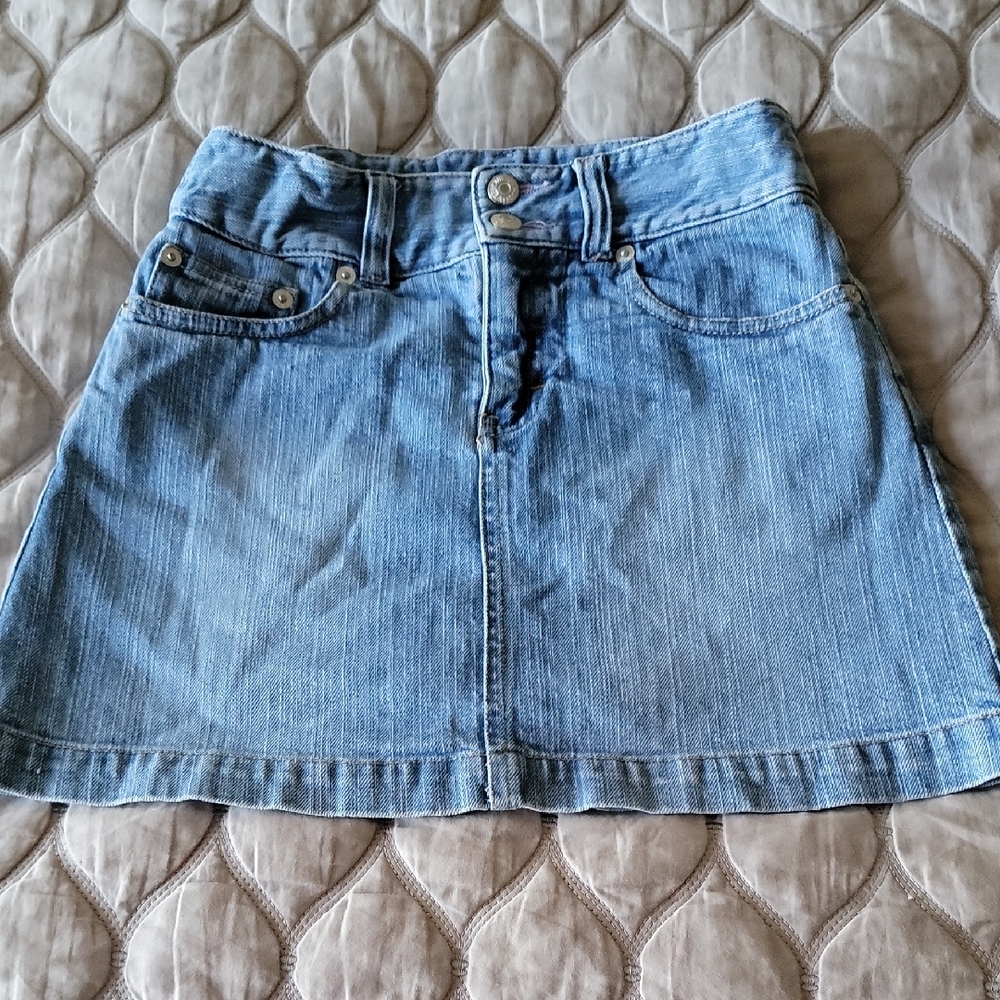 GAP Girls' Light Blue Mini Skirt